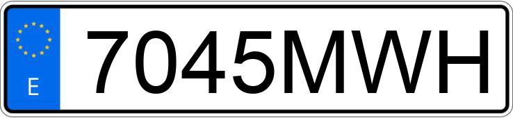 Numer rejestracyjny 7045MWH posiada VOLKSWAGEN CADDY