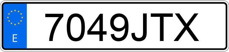 Numer rejestracyjny 7049JTX posiada RENAULT CLIO Numer rejestracyjny 7049JTX posiada RENAULT CLIO