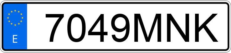 Numer rejestracyjny 7049MNK posiada ABARTH 500 Numer rejestracyjny 7049MNK posiada ABARTH 500