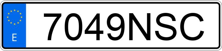 Numer rejestracyjny 7049NSC posiada TOYOTA YARIS Numer rejestracyjny 7049NSC posiada TOYOTA YARIS