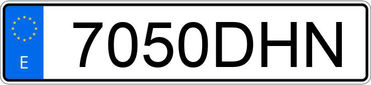 Numer rejestracyjny 7050DHN posiada MERCEDES VITO Numer rejestracyjny 7050DHN posiada MERCEDES VITO