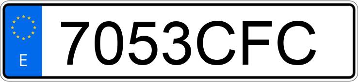 Numer rejestracyjny 7053CFC posiada ALFA ROMEO 156