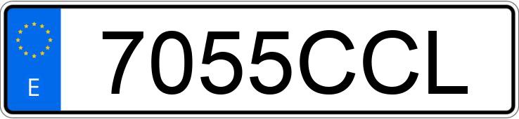 Numer rejestracyjny 7055CCL posiada MERCEDES VITO