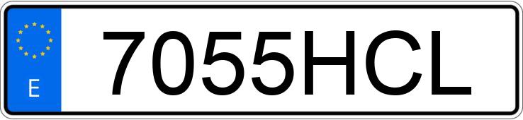 Numer rejestracyjny 7055HCL posiada VOLKSWAGEN GOLF Numer rejestracyjny 7055HCL posiada VOLKSWAGEN GOLF