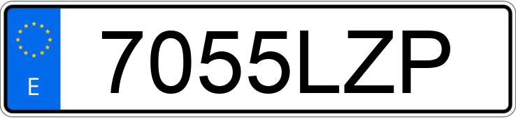 Numer rejestracyjny 7055LZP posiada FIAT PANDA