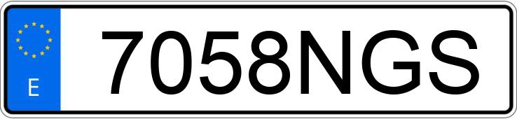 Numer rejestracyjny 7058NGS posiada AUDI A3 Numer rejestracyjny 7058NGS posiada AUDI A3