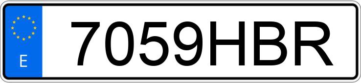 Numer rejestracyjny 7059HBR posiada CHEVROLET-GM AVEO