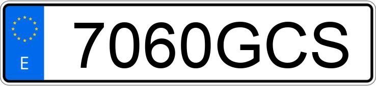 Numer rejestracyjny 7060GCS posiada HONDA SILVER WING 400