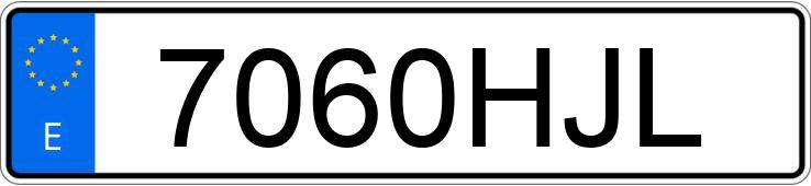 Numer rejestracyjny 7060HJL posiada PEUGEOT 508