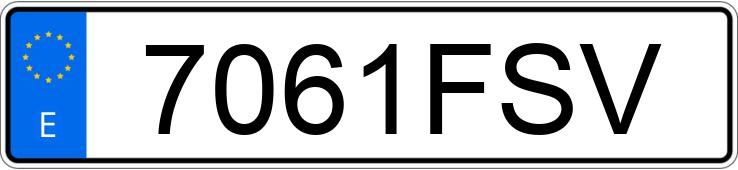 Registreringsnummeret 7061FSV har MERCEDES CL (215-216)