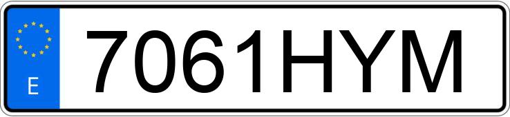 Numer rejestracyjny 7061HYM posiada NISSAN JUKE