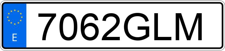 Numer rejestracyjny 7062GLM posiada BMW SERIE 1