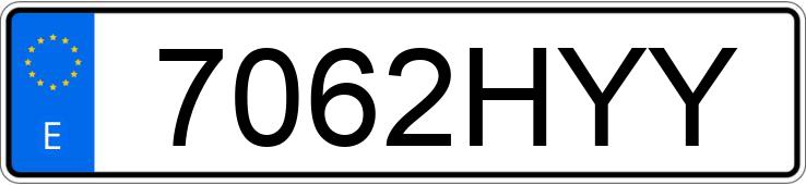 Numer rejestracyjny 7062HYY posiada CITROEN BERLINGO Numer rejestracyjny 7062HYY posiada CITROEN BERLINGO