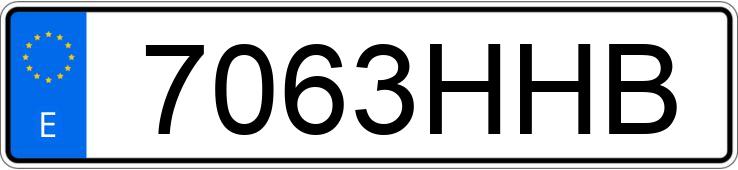 Numer rejestracyjny 7063HHB posiada PEUGEOT PARTNER ORIGIN