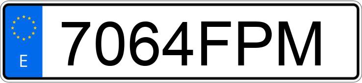 Numer rejestracyjny 7064FPM posiada SEAT LEON Numer rejestracyjny 7064FPM posiada SEAT LEON