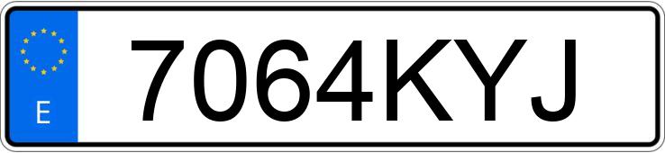 Numer rejestracyjny 7064KYJ posiada CITROEN BERLINGO Numer rejestracyjny 7064KYJ posiada CITROEN BERLINGO