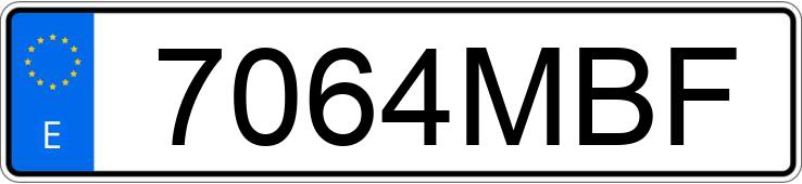 Numer rejestracyjny 7064MBF posiada FORD RANGER