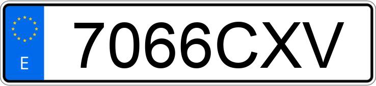 Numer rejestracyjny 7066CXV posiada AUDI A4