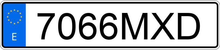 Numer rejestracyjny 7066MXD posiada DACIA DUSTER