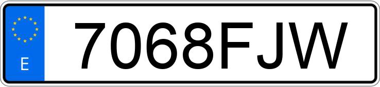 Numer rejestracyjny 7068FJW posiada KIA CARNIVAL Numer rejestracyjny 7068FJW posiada KIA CARNIVAL