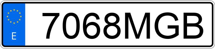 Numer rejestracyjny 7068MGB posiada FORD KUGA Numer rejestracyjny 7068MGB posiada FORD KUGA