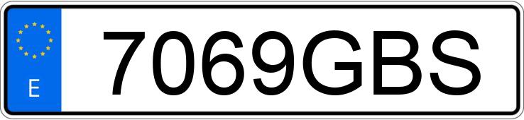 Numer rejestracyjny 7069GBS posiada PEUGEOT BOXER