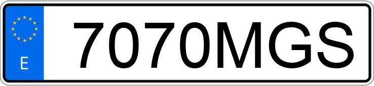 Numer rejestracyjny 7070MGS posiada MERCEDES GLE (167)