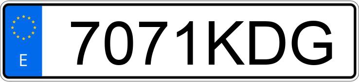 Numer rejestracyjny 7071KDG posiada VOLVO V60 CROSS COUNTRY