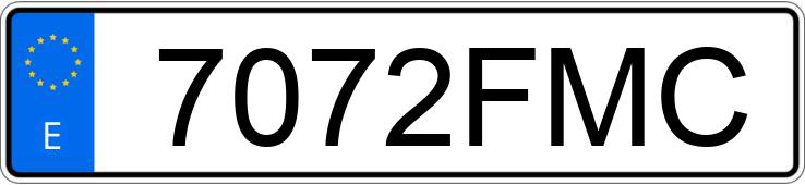 Numer rejestracyjny 7072FMC posiada ALFA ROMEO 147