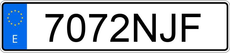 Numer rejestracyjny 7072NJF posiada JINLUN JL 125 Numer rejestracyjny 7072NJF posiada JINLUN JL 125