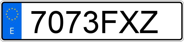 Numer rejestracyjny 7073FXZ posiada BMW SERIE 1 Numer rejestracyjny 7073FXZ posiada BMW SERIE 1