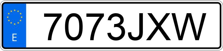 Numer rejestracyjny 7073JXW posiada FIAT TIPO