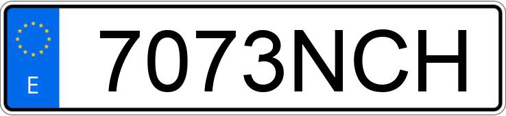 Numer rejestracyjny 7073NCH posiada CADILLAC ESCALADE