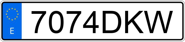 Numer rejestracyjny 7074DKW posiada PORSCHE CAYENNE Numer rejestracyjny 7074DKW posiada PORSCHE CAYENNE