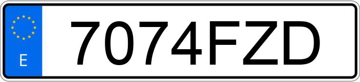 Numer rejestracyjny 7074FZD posiada NISSAN CABSTAR