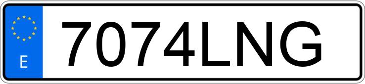Numer rejestracyjny 7074LNG posiada NISSAN QASHQAI Numer rejestracyjny 7074LNG posiada NISSAN QASHQAI