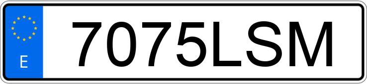 Numer rejestracyjny 7075LSM posiada PEUGEOT 2008