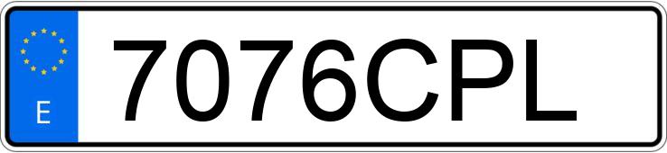 Numer rejestracyjny 7076CPL posiada PEUGEOT 307 Numer rejestracyjny 7076CPL posiada PEUGEOT 307