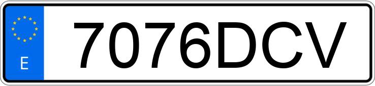 Numer rejestracyjny 7076DCV posiada SEAT CORDOBA Numer rejestracyjny 7076DCV posiada SEAT CORDOBA