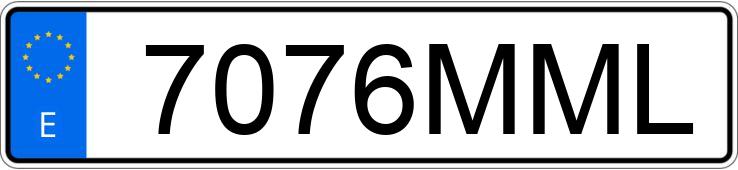 Numer rejestracyjny 7076MML posiada BMW SERIE 3 Numer rejestracyjny 7076MML posiada BMW SERIE 3