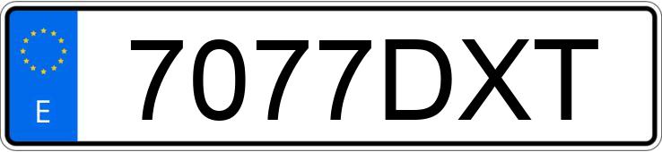 Numer rejestracyjny 7077DXT posiada VOLKSWAGEN EUROVAN Numer rejestracyjny 7077DXT posiada VOLKSWAGEN EUROVAN