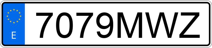 Numer rejestracyjny 7079MWZ posiada FORD TRANSIT