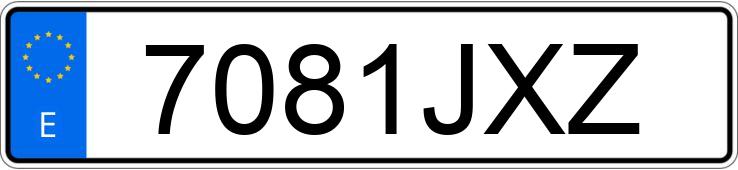 Numer rejestracyjny 7081JXZ posiada NISSAN EVALIA Numer rejestracyjny 7081JXZ posiada NISSAN EVALIA