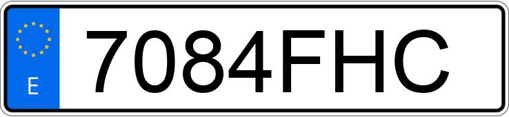 Numer rejestracyjny 7084FHC posiada NISSAN PATHFINDER