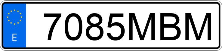 Il numero di registrazione 7085MBM ha HYUNDAI I30