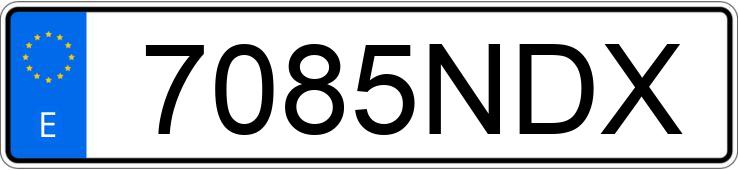 Numer rejestracyjny 7085NDX posiada CITROEN C3 AIRCROSS