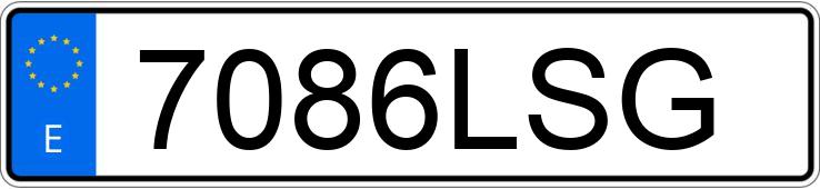 Numer rejestracyjny 7086LSG posiada MERCEDES CLA (118)