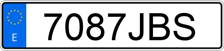 Numer rejestracyjny 7087JBS posiada MAZDA CX-5