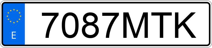 Numer rejestracyjny 7087MTK posiada TOYOTA AYGO Numer rejestracyjny 7087MTK posiada TOYOTA AYGO