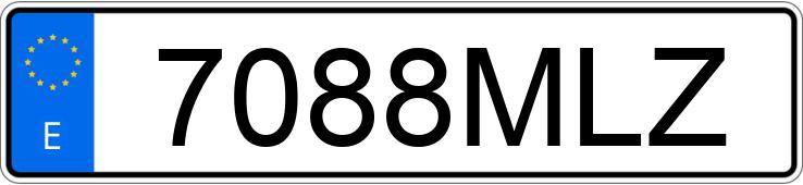 Numer rejestracyjny 7088MLZ posiada MAN TGE